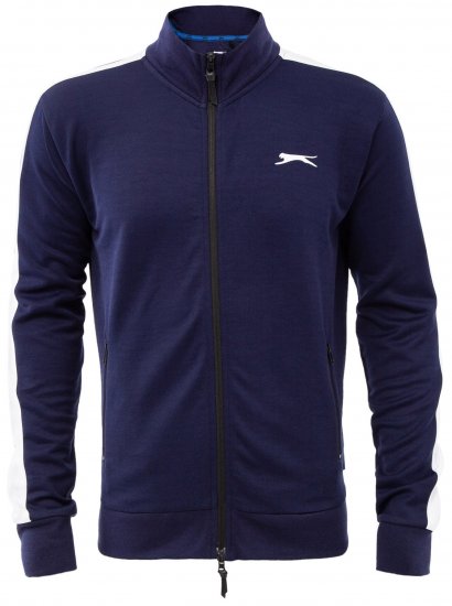 Slazenger Vince Track Jacket Navy - Sviitrid ja dressipluusid - Meeste suured kapuutsiga jakid suurustes 2XL – 14XL