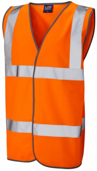 Leo Tarka Waistcoat Hi-Vis Orange - Tööriided - Suured tööriided