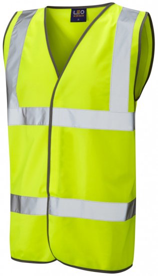 Leo Tarka Waistcoat Hi-Vis Yellow - Tööriided - Suured tööriided