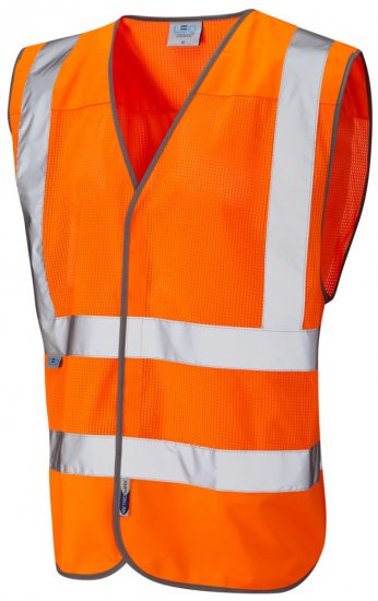Leo Arlington Coolviz Waistcoat Hi-Vis Orange - Tööriided - Suured tööriided