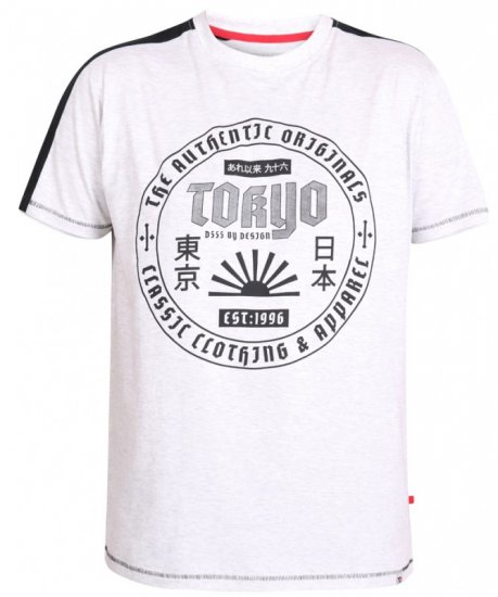 D555 Walton T-shirt White - T-särgid - Suured T-särgid 2XL – 14XL