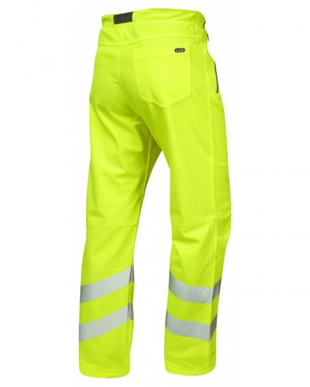 Leo Landcross Stretch Pants Hi-Vis Yellow - Tööriided - Suured tööriided