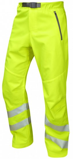 Leo Landcross Stretch Pants Hi-Vis Yellow - Tööriided - Suured tööriided
