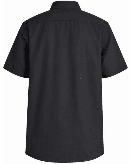 Motley Denim Zagreb Lühikeste Varrukatega Särk Tumehall - Särgid - Meeste suured särgid 2XL – 8XL
