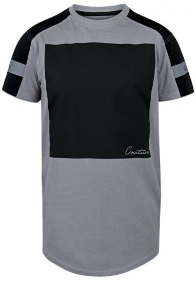 D555 Ziggy Organic Cotton T-Shirt Grey - T-särgid - Suured T-särgid 2XL – 14XL